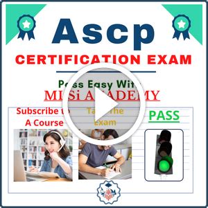 ASCP (BOC) Exam, What You Must Know Before You Go! .